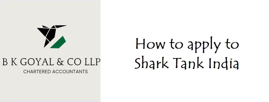 How to apply to Shark Tank India