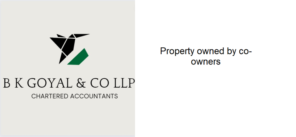 Property owned by co-owners