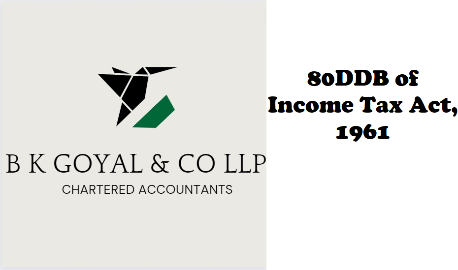 80DDB of Income Tax Act, 1961