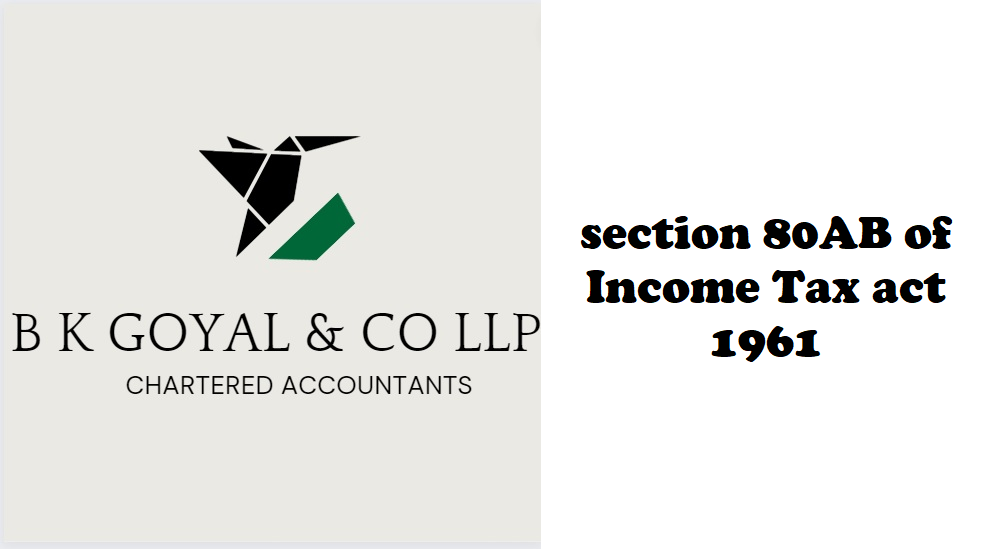 section 80AB of Income Tax act 1961