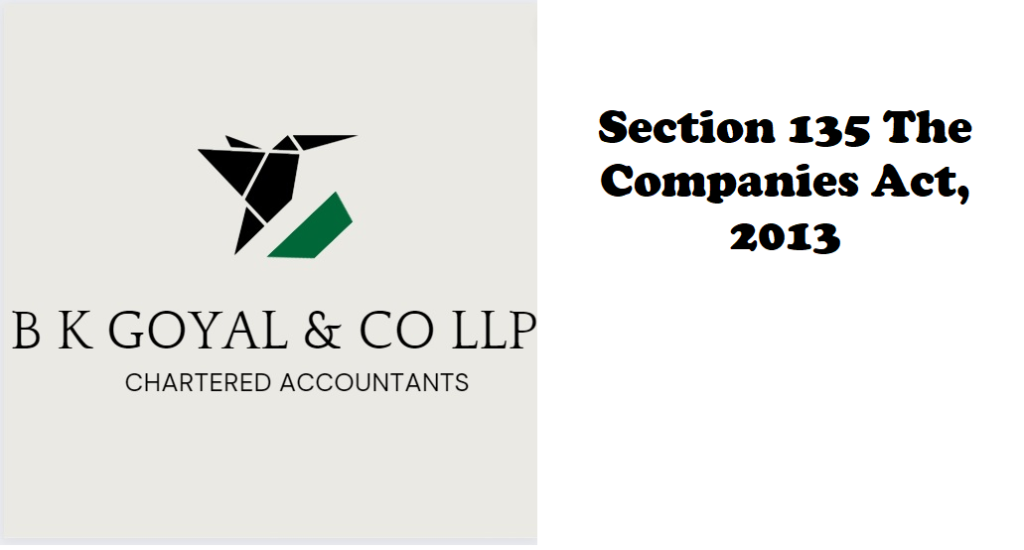 companies act 2013 section 135