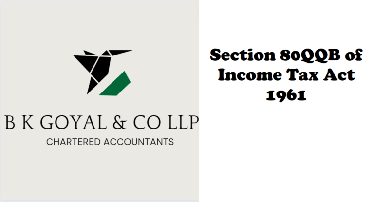 Section 80QQB Of Income Tax Act 1961 section-80qqb-of-the-income-tax-act-1961
