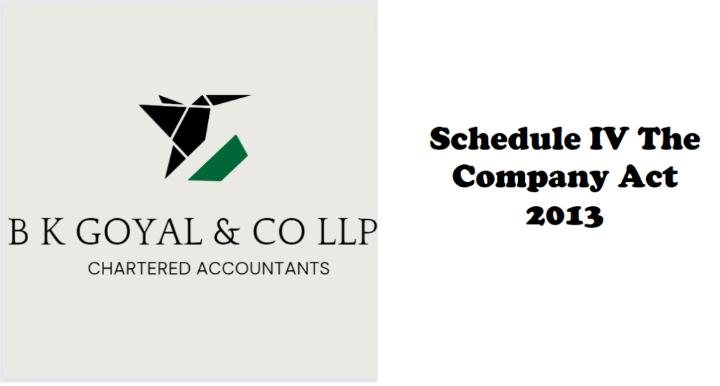 Schedule IV The Company Act 2013