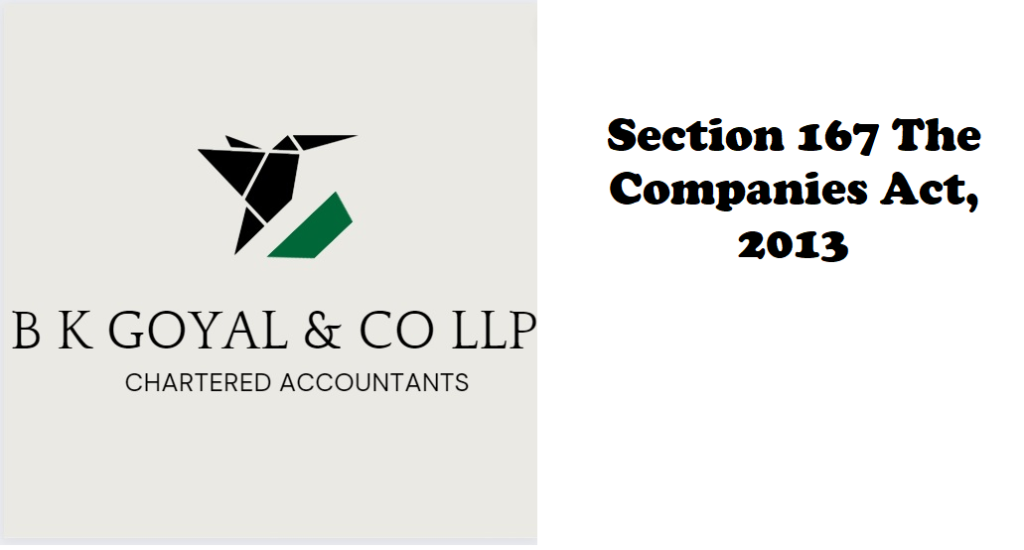 Section 167 The Companies Act, 2013