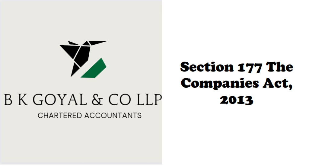 Section 177 The Companies Act, 2013