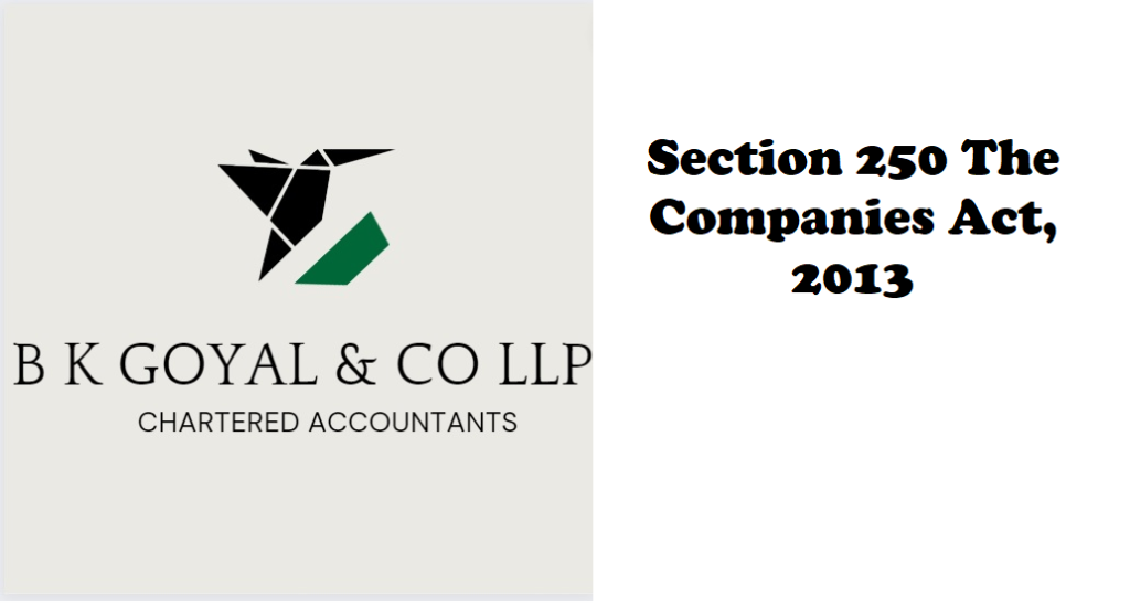 Section 250 The Companies Act, 2013