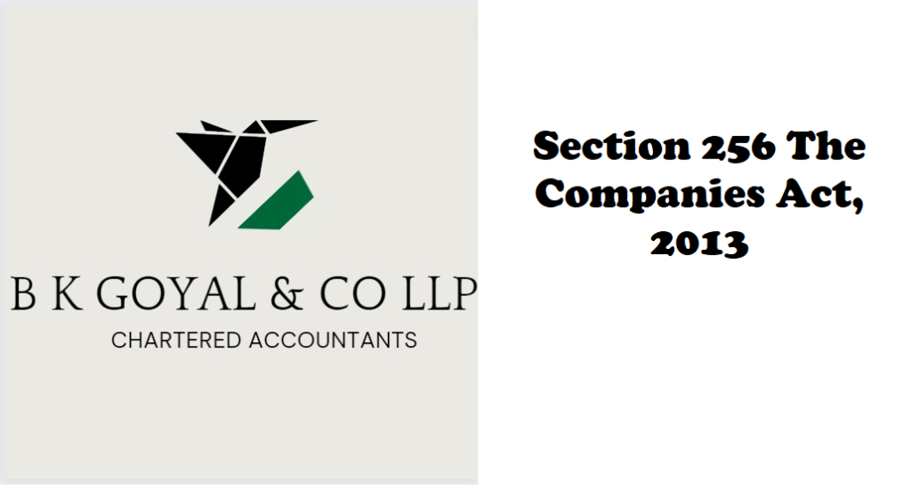 Section 256 The Companies Act, 2013