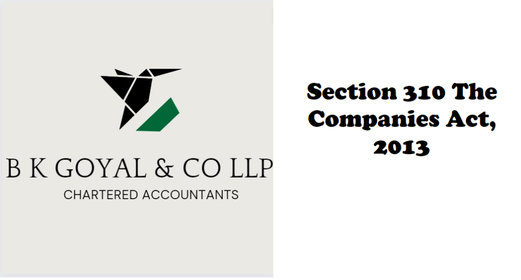 Section 310 The Companies Act, 2013