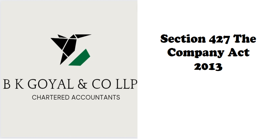Section 427 The Company Act 2013