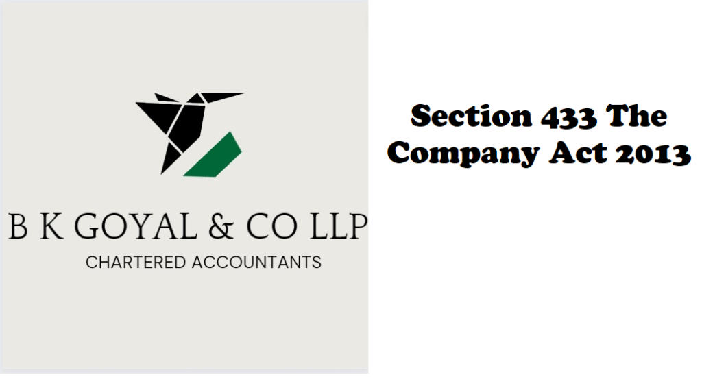 Section 433 The Company Act 2013