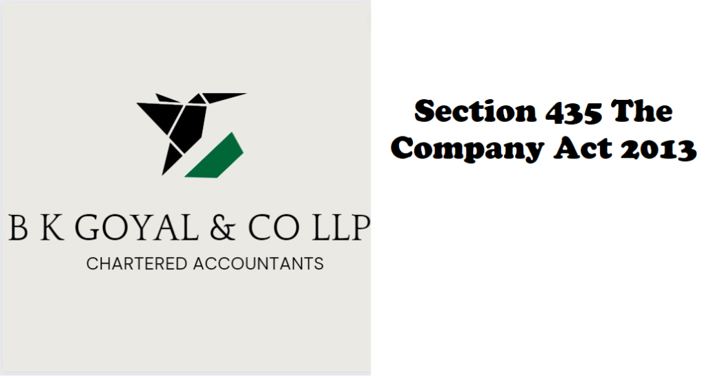 Section 435 The Company Act 2013