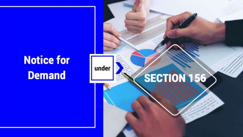 Income tax demand notice section 156 of income tax act 1961