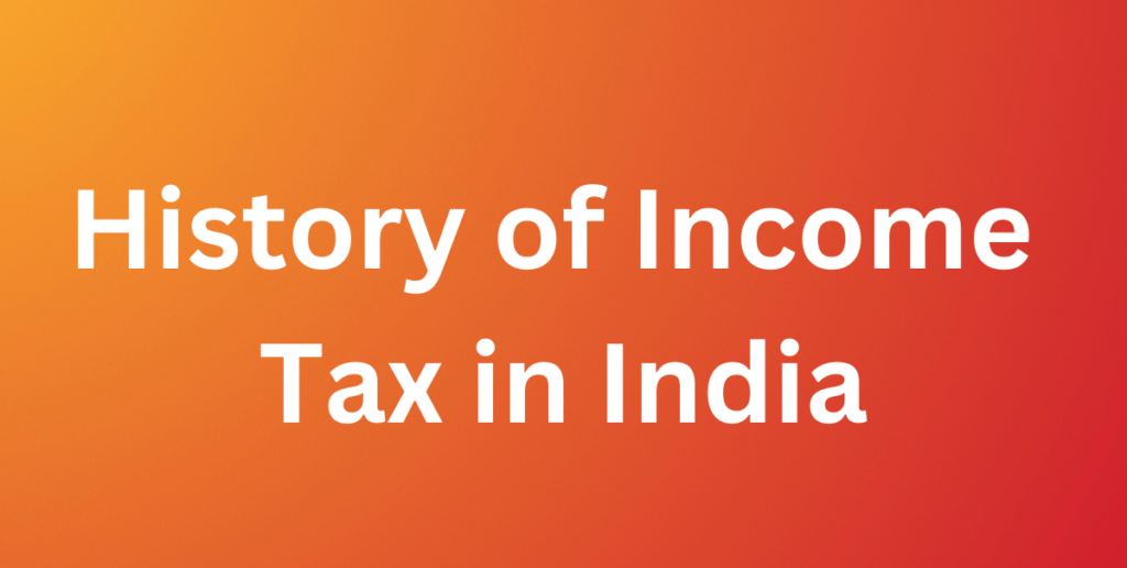 INCOME TAX IN INDIA