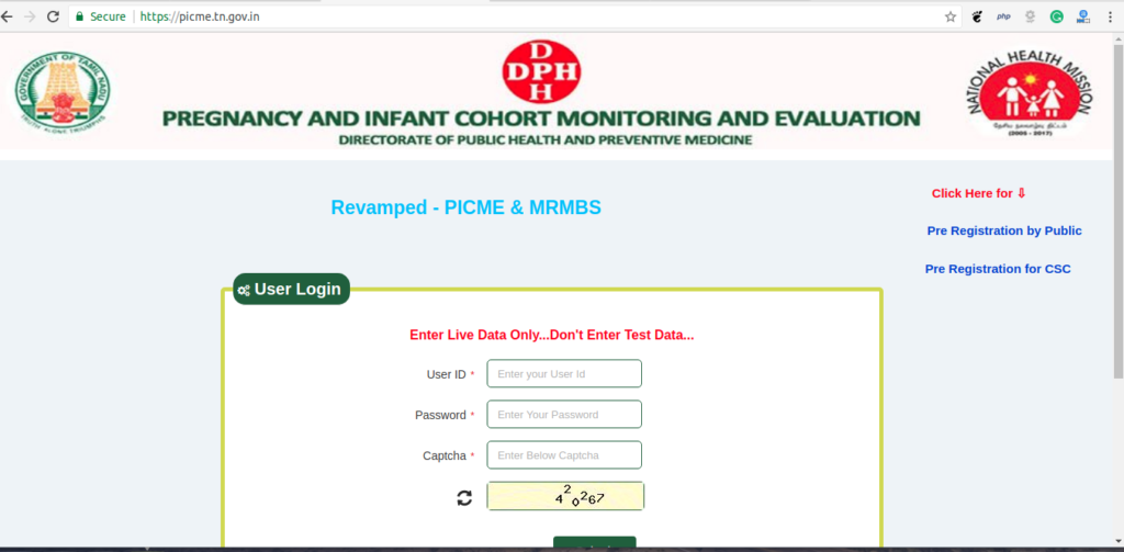 picme registration