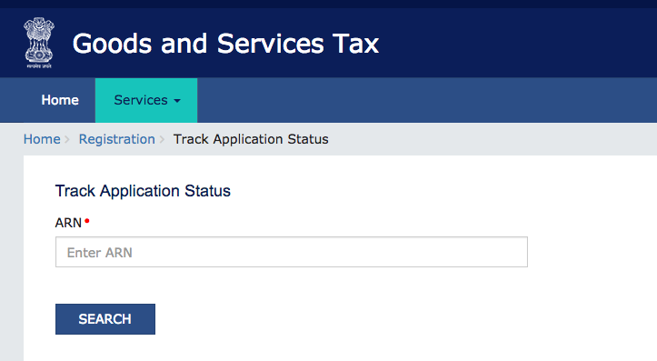 GST ARN Status