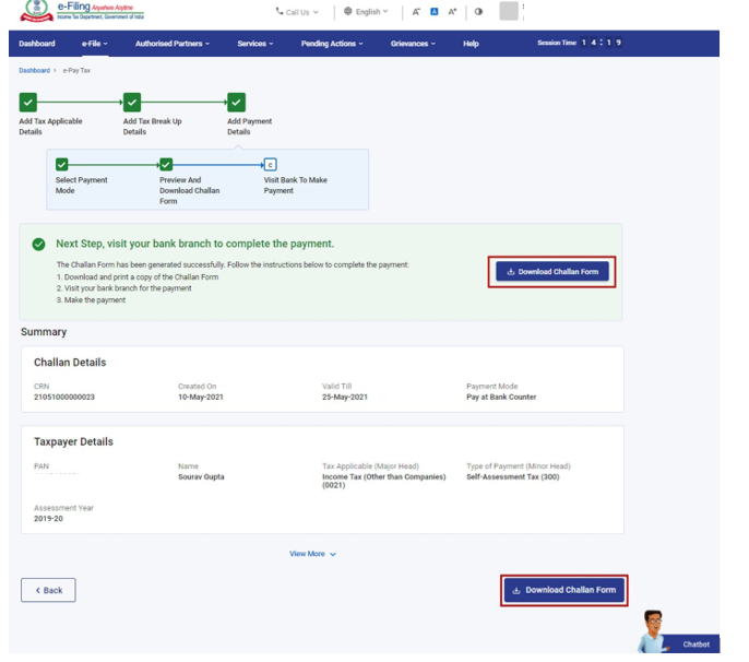 Online Income Tax Payment Challans online-income-tax-payment-challans