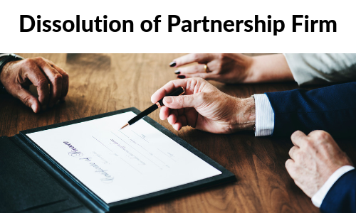 Dissolution of Partnership Firm