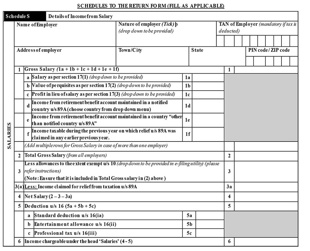 itr 2 form