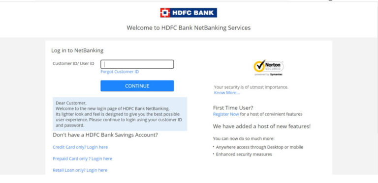 HDFC Bank Customer ID