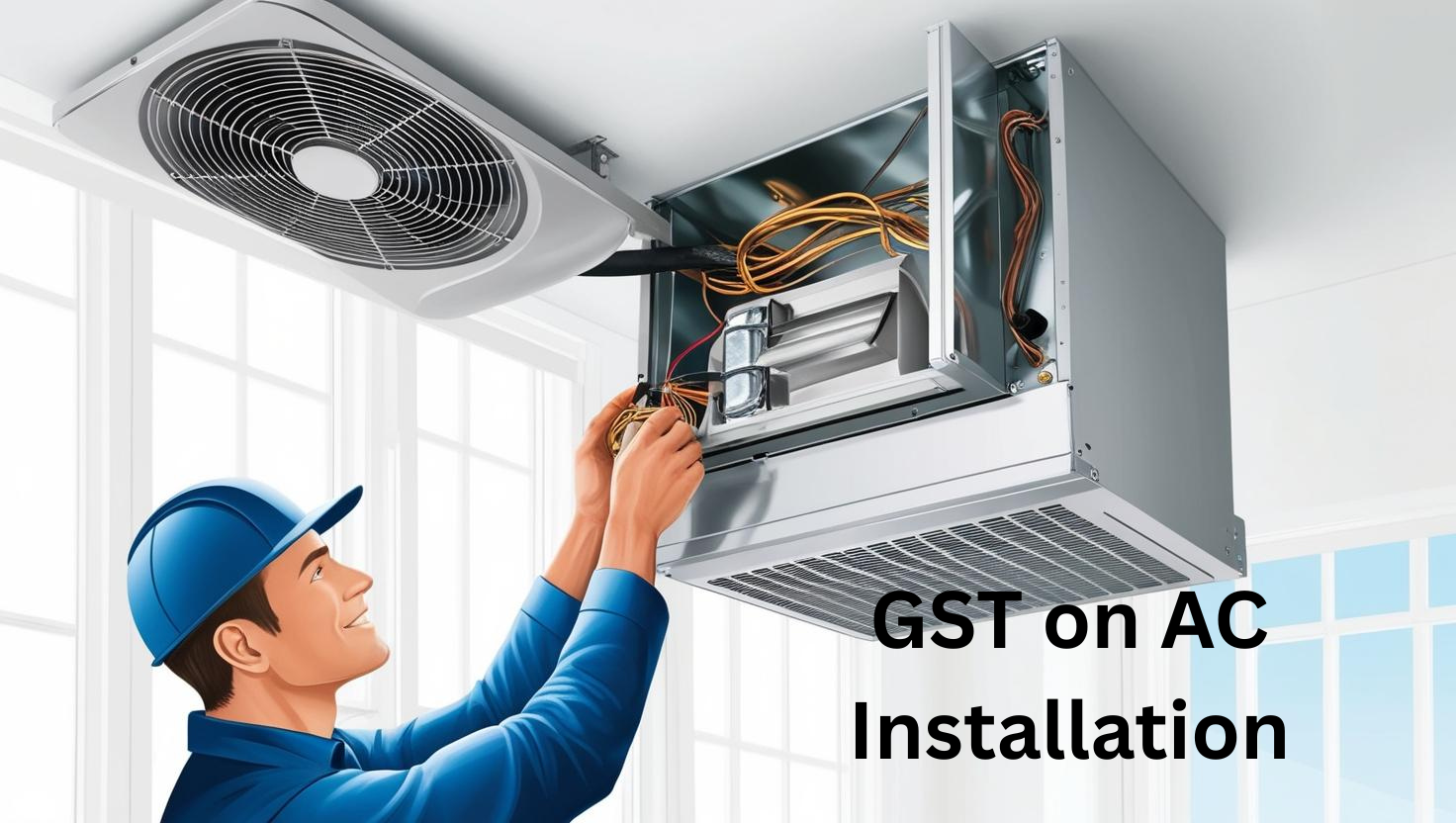 gst on ac installation