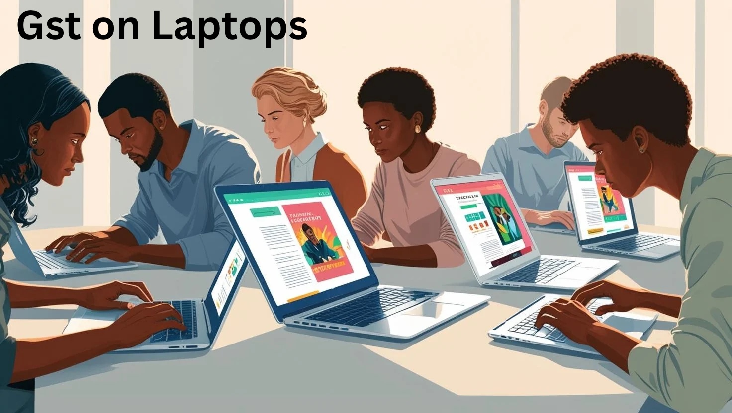 gst on laptops