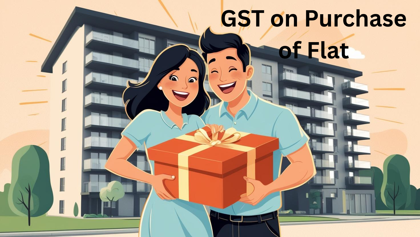 gst on purchase of flat