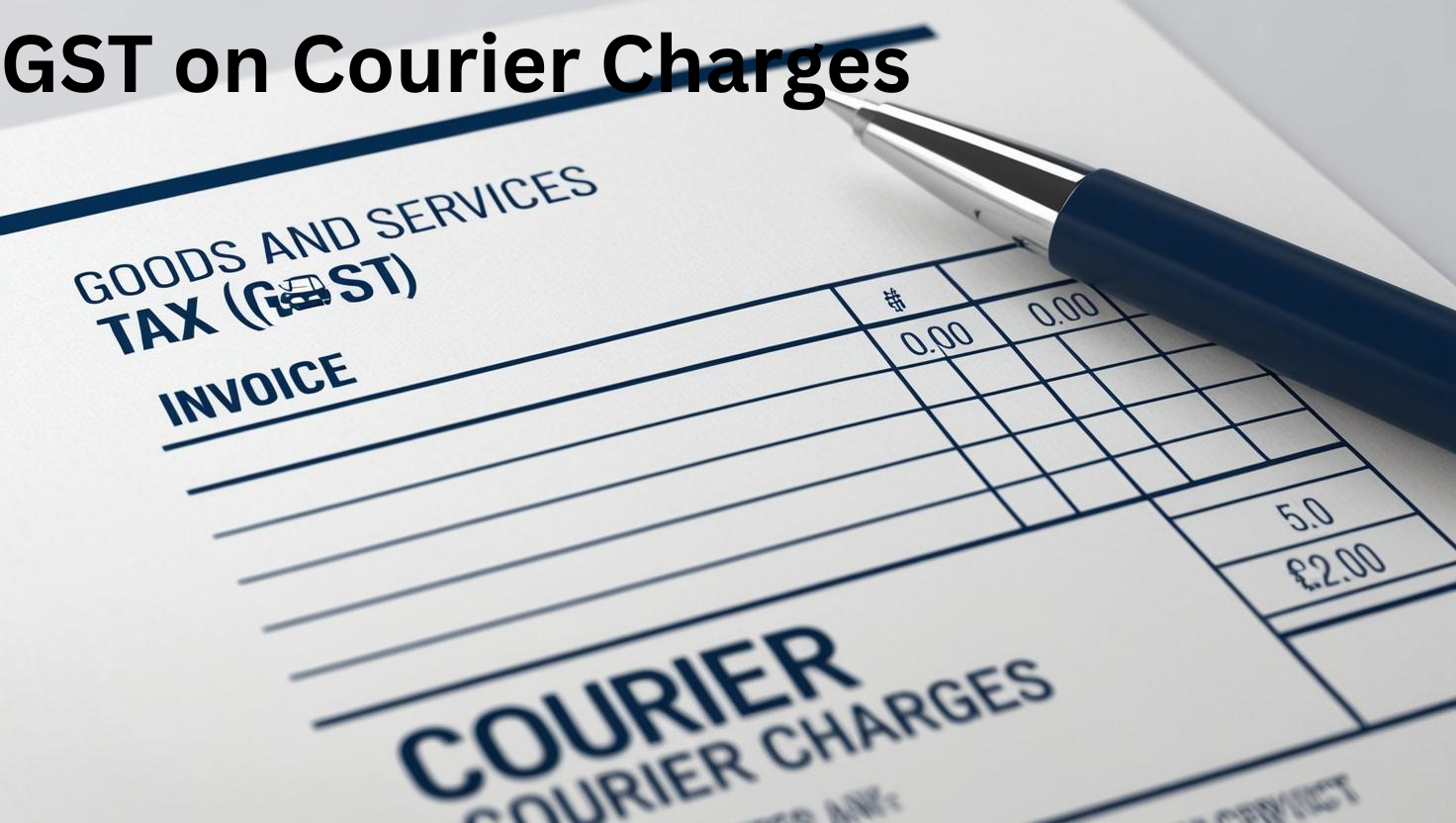 gst on courier charges