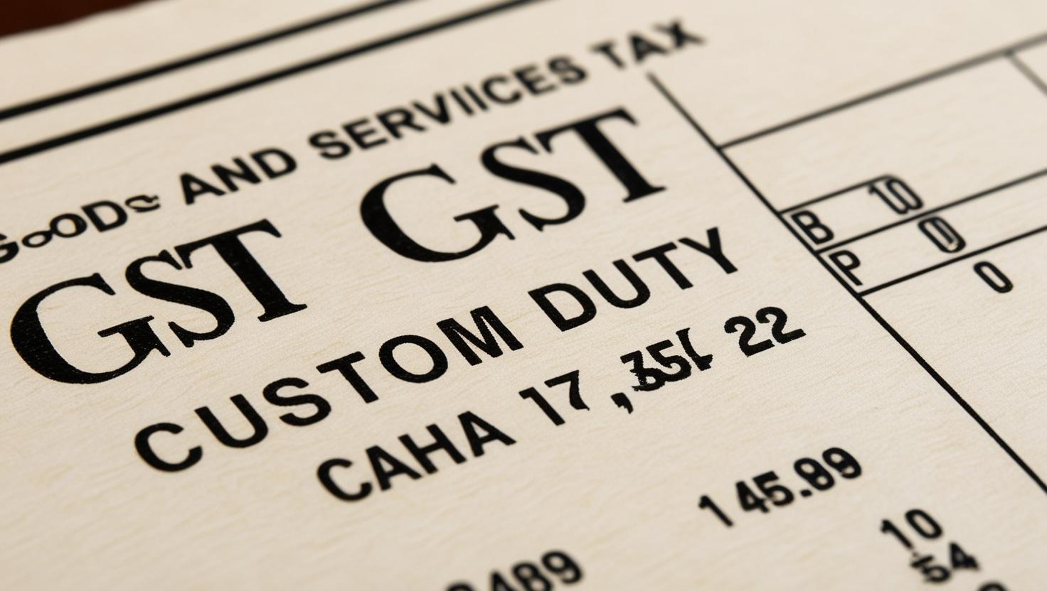 gst on custom duty